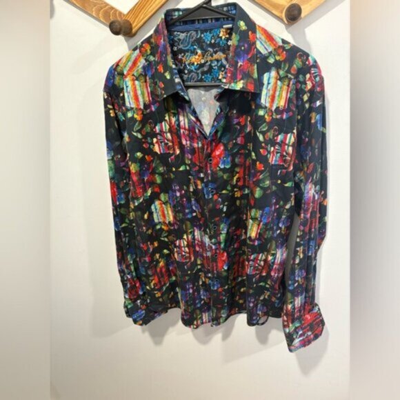 🌟ROBERT GRAHAM🌟 MENS COLOUR FUL BUTTON UP SHIRT - Picture 2 of 11